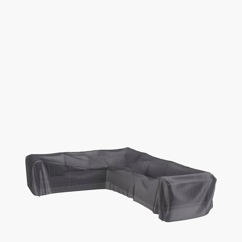 Ruma AeroCover Outdoor L-Shaped Sofa Right Hand W330xW255xD100xH70 in Dark Grey Size: 1 Pack - Dark Grey
