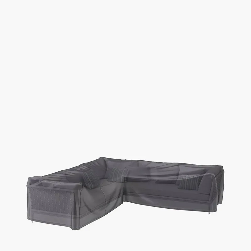 Ruma AeroCover Outdoor L-Shaped Sofa Left Hand W355xW275xD100xH70 in Dark Grey Size: 1 Pack Dark Grey 1 Pack
