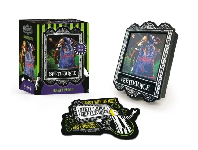 Running Press Beetlejuice: Framed Photo : With Sound!