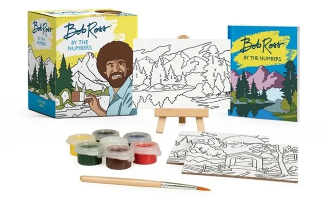 Running Press Bob Ross By The Numbers
