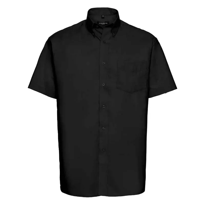 Russell Athletic Collection Mens Oxford Formal Shirt (Black) - Size 6xl