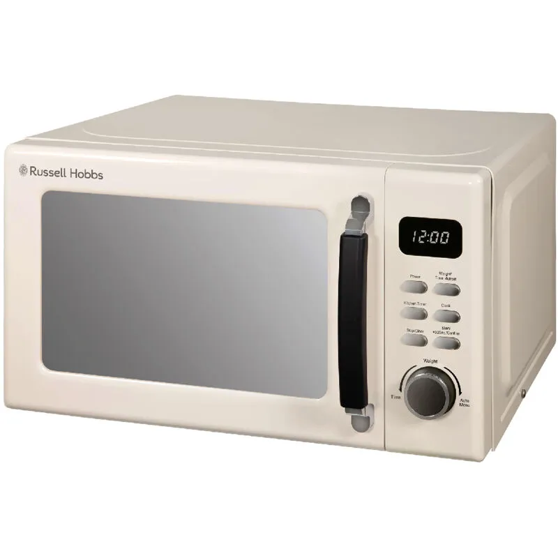 Digital Microwave Cream 800W 20L RHM2026C - Cream - Russell Hobbs