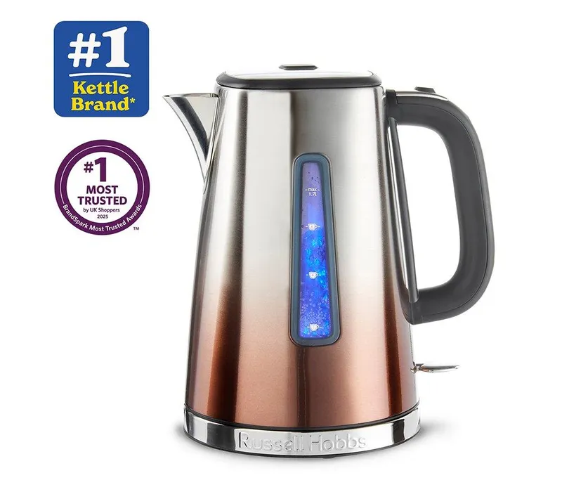 Russell Hobbs Eclipse 25113 Jug Kettle - Copper Sunset, Brown