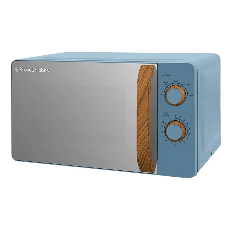 Russell Hobbs Scandi Manual Microwave 17L 700W RHMM713 in Blue - Blue
