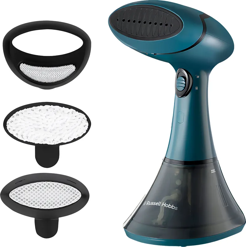 Russell Hobbs Steam Genie 27220 Handheld Garment Steamer - Jade Green, Green