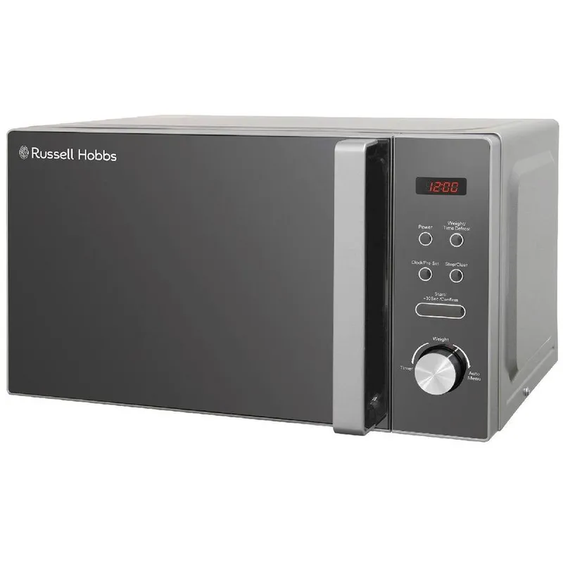 Russell Hobbs Digital Microwave 20 Litre 800W RHM2076 in Silver - Silver