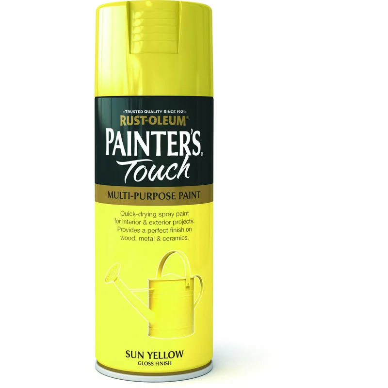 Rust-oleum - Painter's Touch Spray Paint 400ml Gloss - Sun Yellow