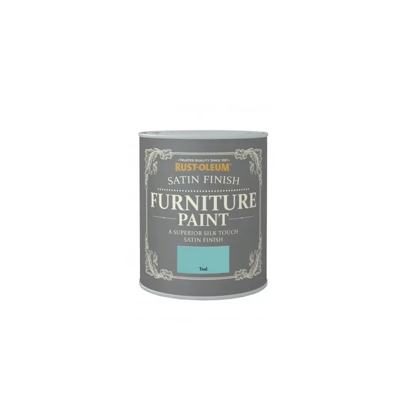 Satin Furniture Paint - Teal - 750ML - Rust-oleum