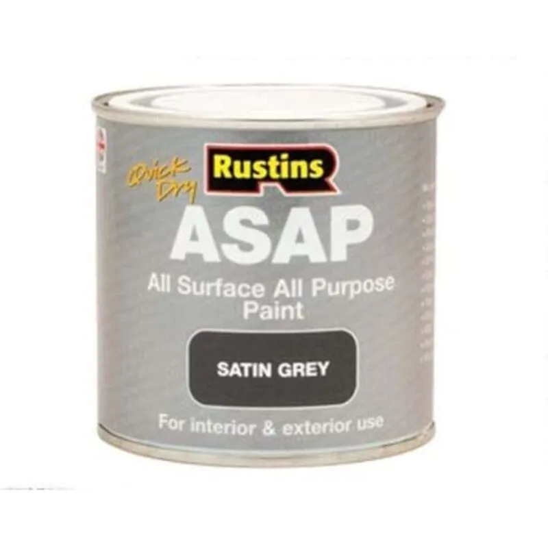 Rustins Asap Paint Grey 250Ml Grey 250ml