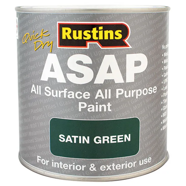 Asap Paint Black 1 Litre RUSASAPB1L - Rustins