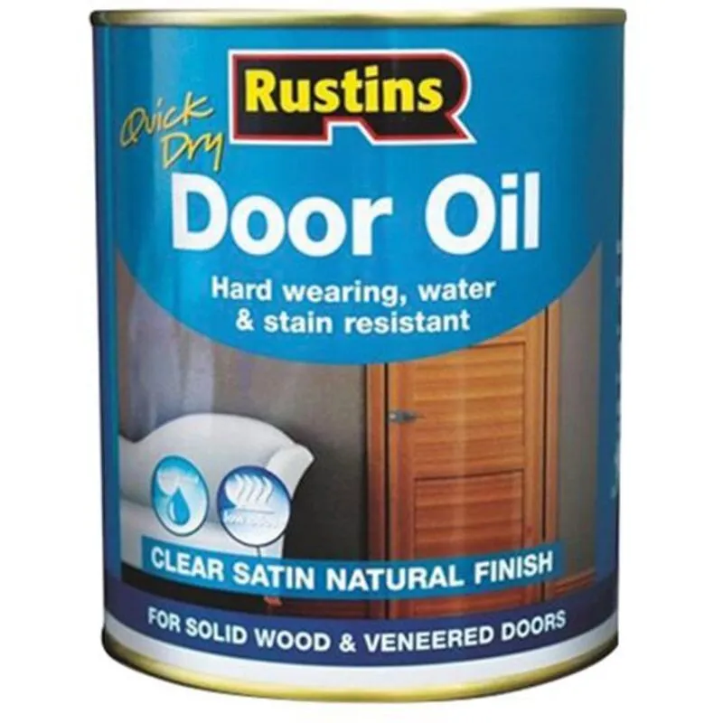 Rustins Quick Dry Door Oil 750ml Clear Satin