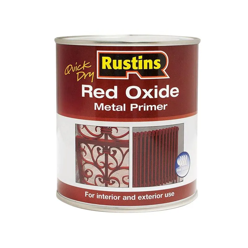 Rustins REDOW5000 Quick Dry Red Oxide Metal Primer 5 litre RUSROMP5LQ