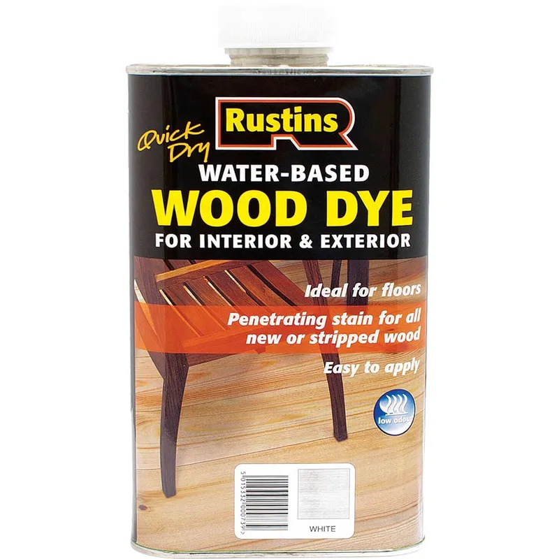 Rustins Quick Dry White Wood Dye 250ml RUSWDWH250