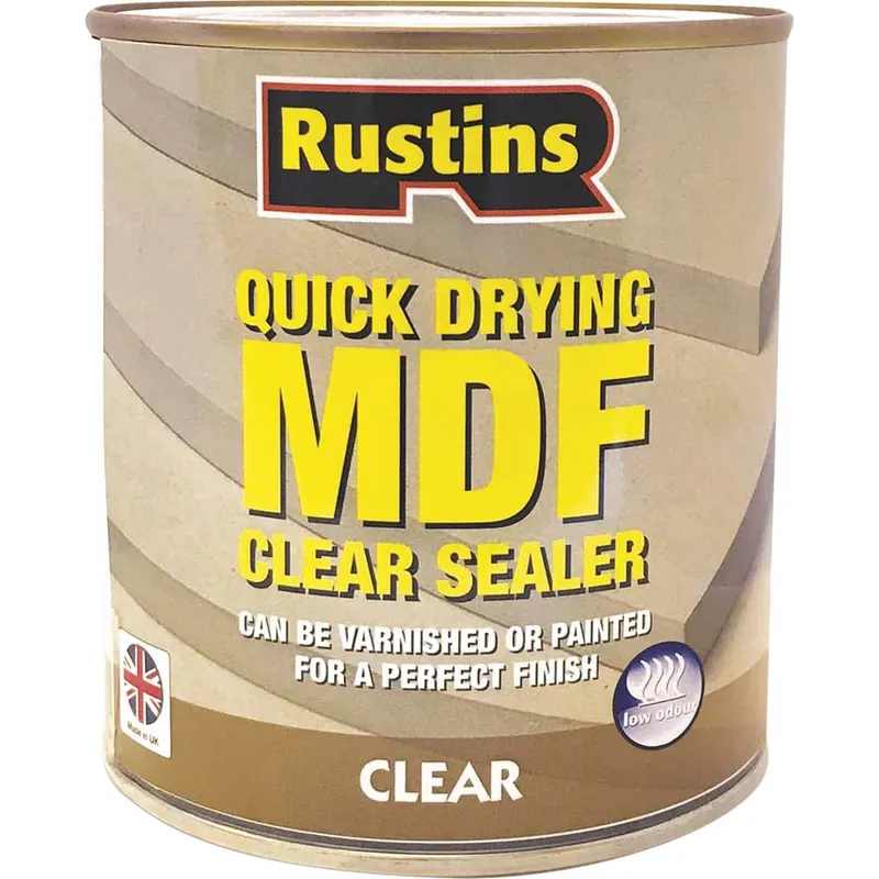 Rustins Quick Drying Mdf Sealer Clear 250Ml Clear 250ml