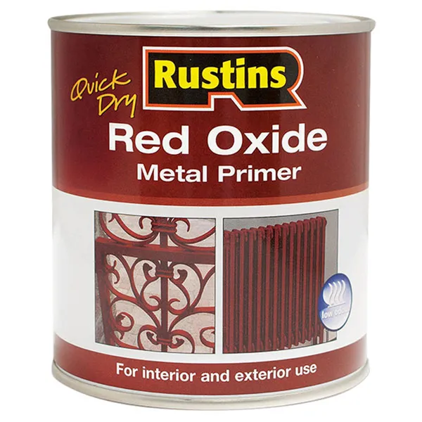 Rustins Quick Dry Red Oxide Metal Primer 250Ml Red Oxide 250ml