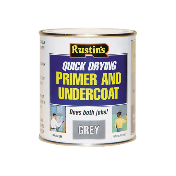 Rustins Quick Dry Primer & Undercoat White 1 Litre