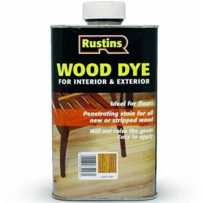 Rustins Wood Dye Light Oak 250ml