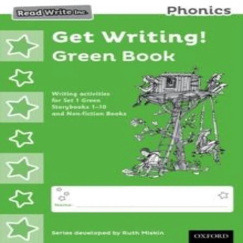 Ruth Miskin Read Write Inc. Phonics: Get Writing Green Book Pack of 10 Paperback Multicolor