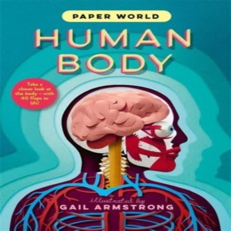 Ruth Symons Paper World: Human Body Hardback Book Multicolor