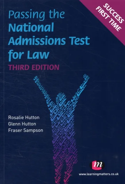 Sage Publications Ltd Passing The National Admissions Test For Law (Lnat)