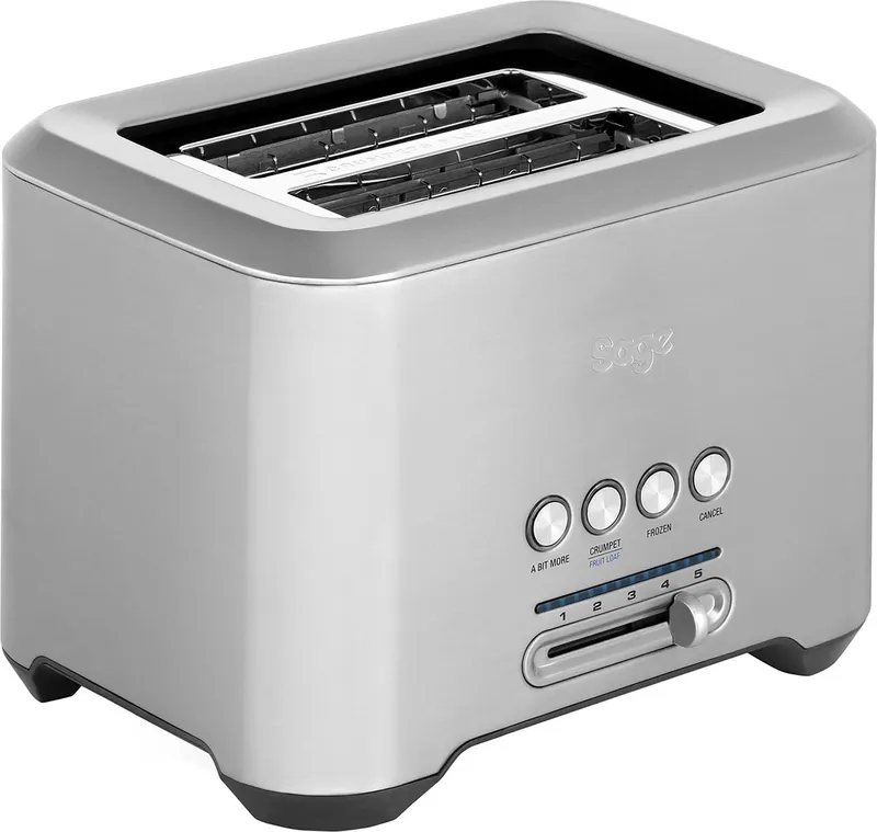 Sage The Bit More 2 Slice BTA720UK 2 Slice Toaster - Stainless Steel