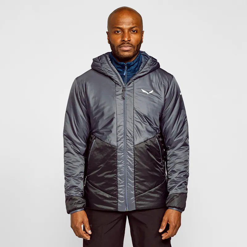 Salewa Men's Puez 2 Awp Hood Jacket, Grey