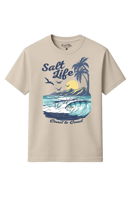 Salt Life Coast to Coast Mens T-Shirt