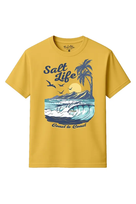 Salt Life Coast to Coast Mens T-Shirt