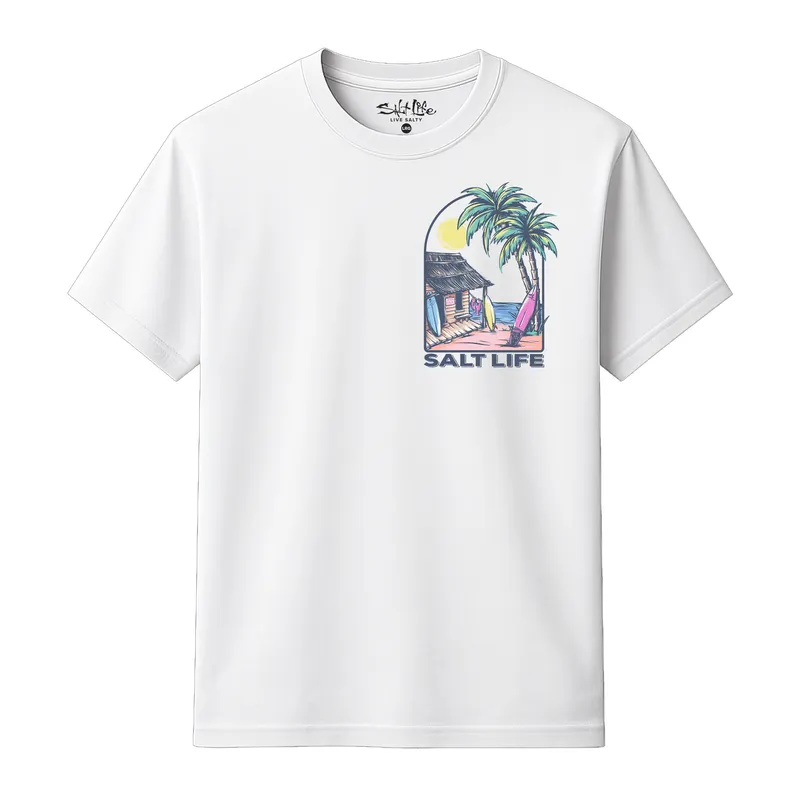 Salt Life Beach Shack Mens T-Shirt