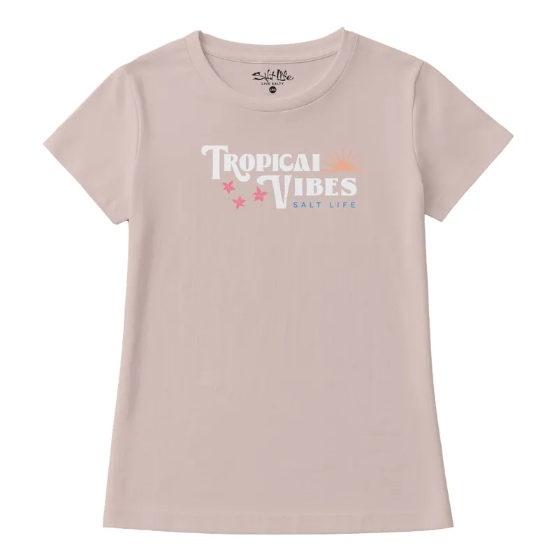 Salt Life Tropical Vibes Womens T-Shirt - - Size: M