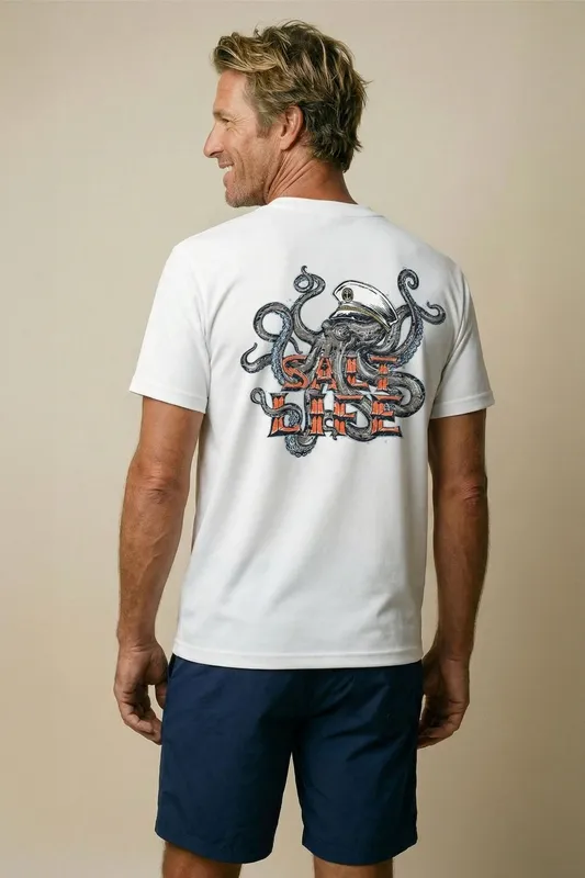 Salt Life Underwater Alien Mens T-Shirt