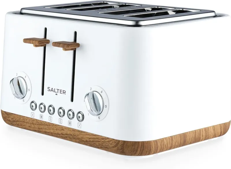 Salter 4 Slice Toronto Toaster in White White