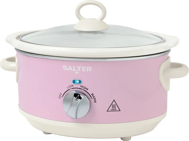 Salter Retro EK6249PNK 3.5 Litre Slow Cooker - Pink