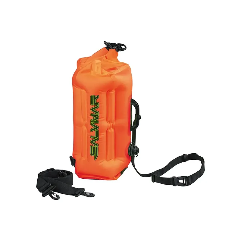 Salvimar Swimmy Buoy With Dry Bag 20 L Orange Fluo 20L unisex