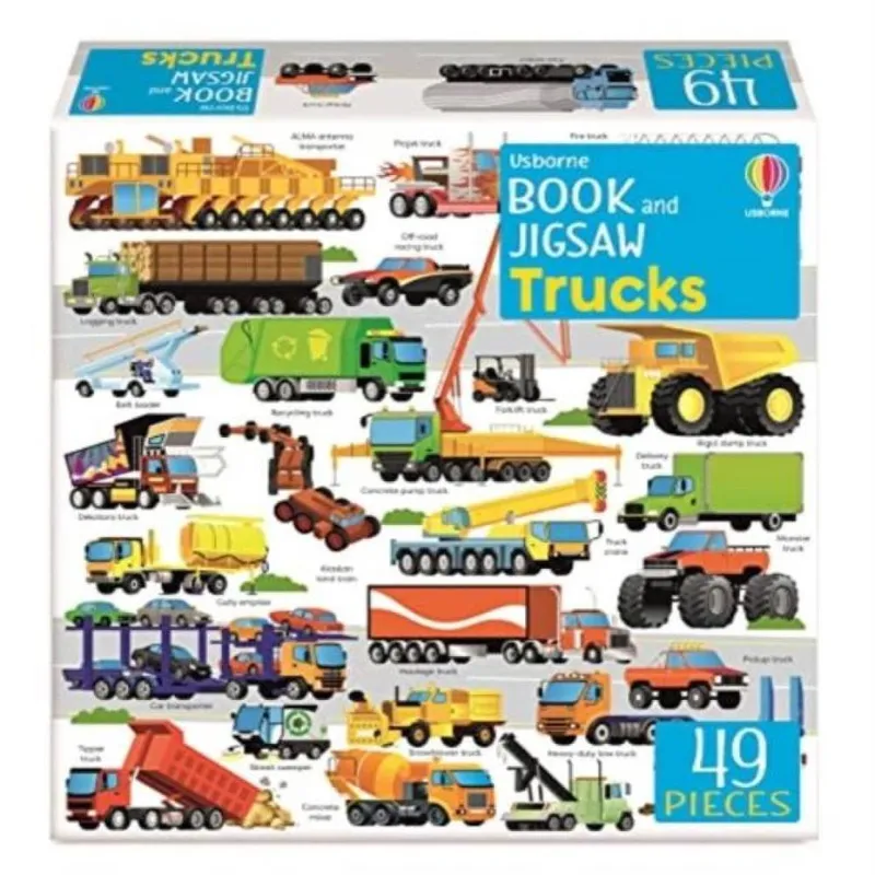 Sam Smith Usborne Book and Jigsaw Trucks