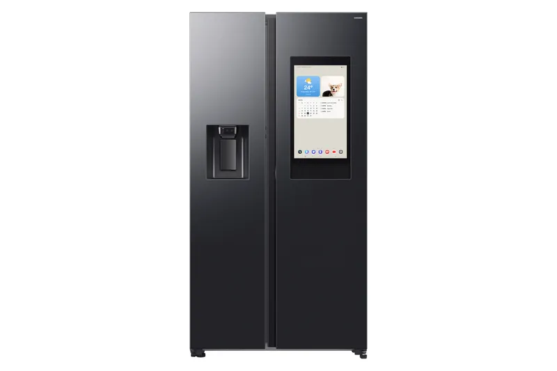 Samsung Bespoke AI Side-By-Side Refrigerator Family Hub 614L Black Doi 614 L