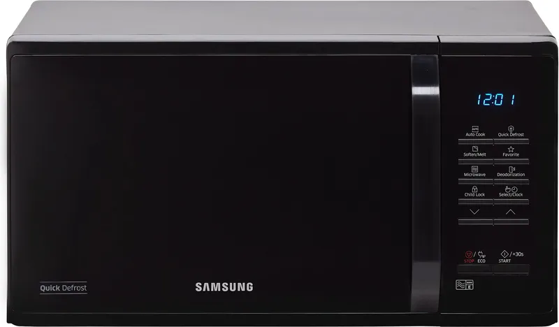 Samsung MS23K3513AK 23 Litre 28cm High, Freestanding Small Standard Microwave Oven - Black