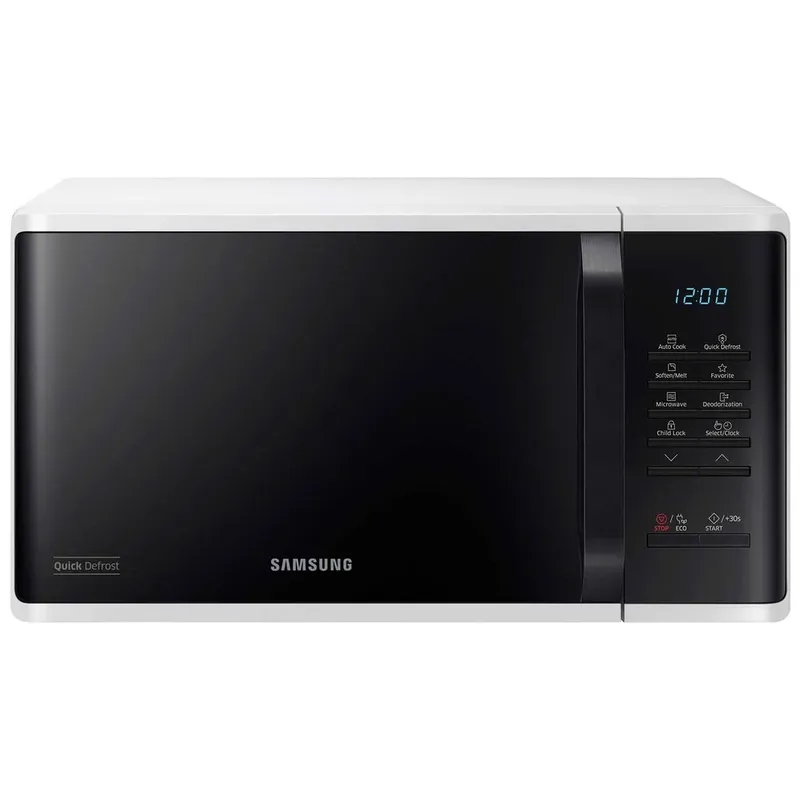 Samsung MS23K3513AW Solo Microwave Oven in White with Triple Distribut