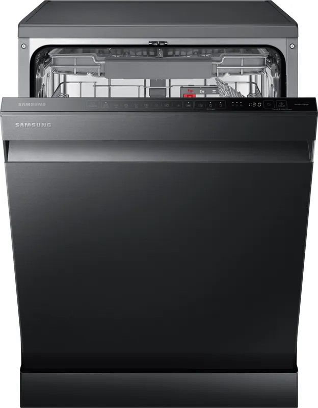 Samsung Series 11 DW60A8050FB Wifi Connected Full Size Dishwasher - Black - C Rated, Black