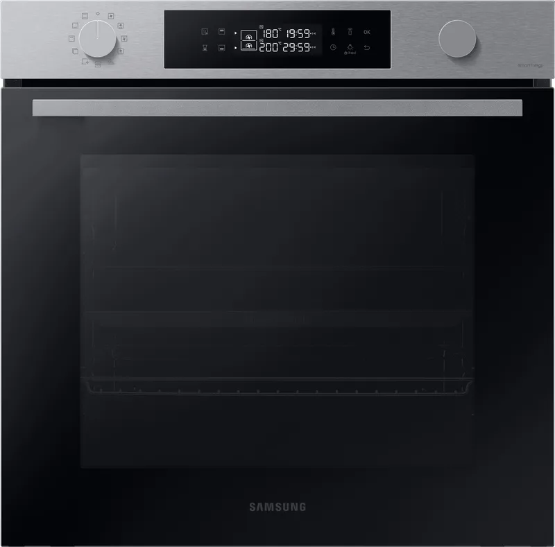 Samsung Series 4 Dual Cook NV7B44205AS Wifi Connected Built In Electric Single Oven - Stainless Steel - A+ Rated, Stainless Steel