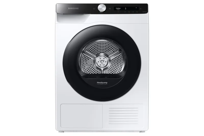 Samsung Series 5 DV90T5240AE/S1 White 9kg Freestanding Heat Pump Tumble Dryer