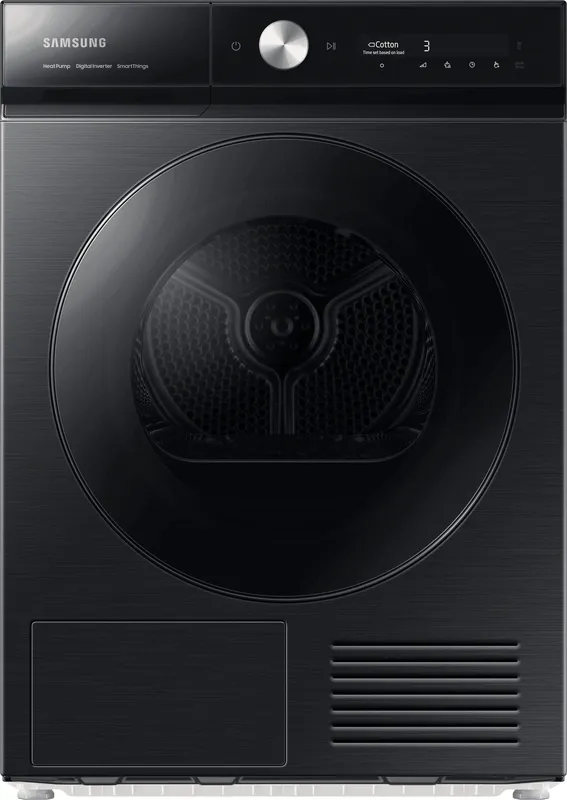 Samsung Series 8 AI Energy OptimalDry™ DV90BB9445GB 9Kg Heat Pump Tumble Dryer - Black - A+++ Rated, Black