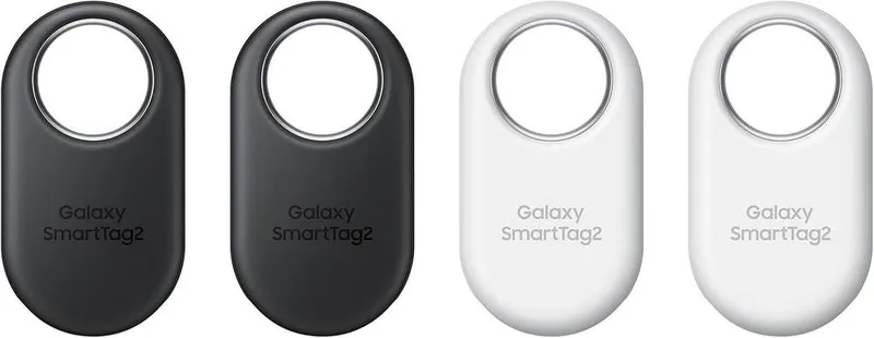 Samsung Galaxy SmartTag2 Bluetooth Tracker 4 Pack Compass View AR / Find Lost Mode in White White
