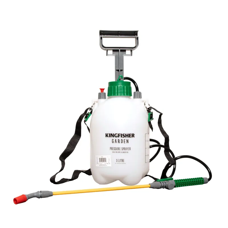 Samuel Alexander 3 Litre Garden Fertiliser / Weedkiller Pressure Sprayer in White White