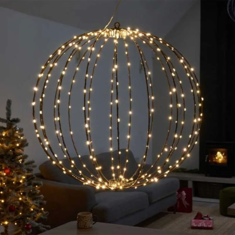 Samuel Alexander 40cm Light up Christmas Twinkle Orb with 240 Warm White LEDs