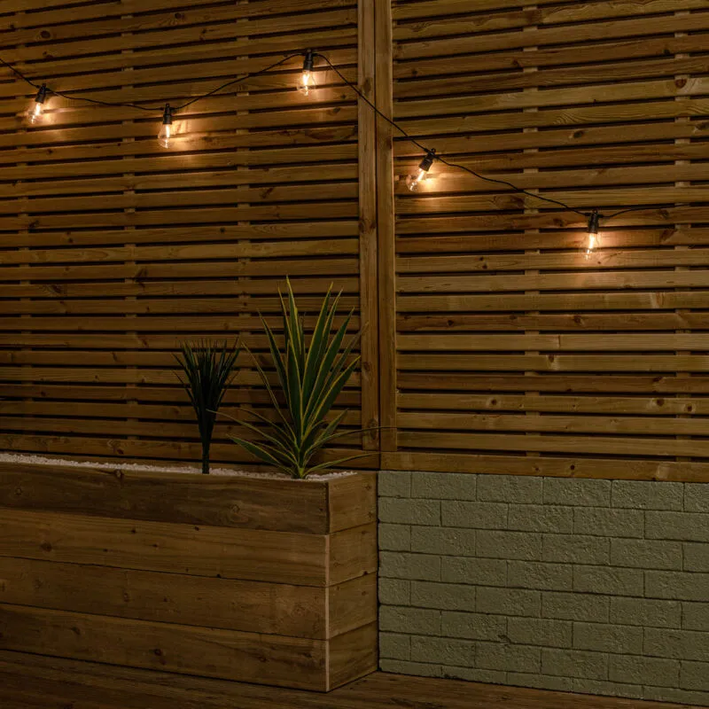 Samuel Alexander - Set of 10 Indoor Outdoor Connectable Festoon Lights with Warm White LEDs