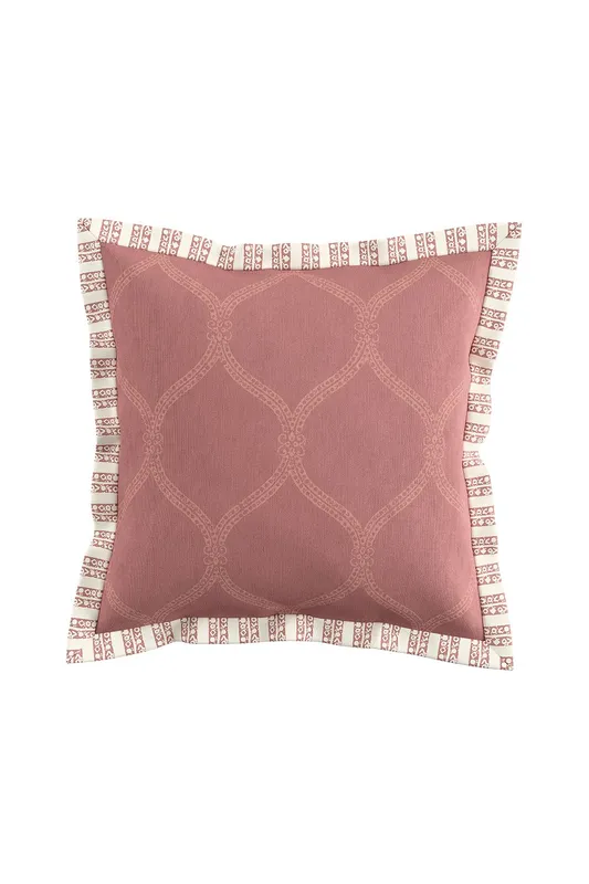 Sanderson 'Jamilia' Cotton Cushion in Pink Pink