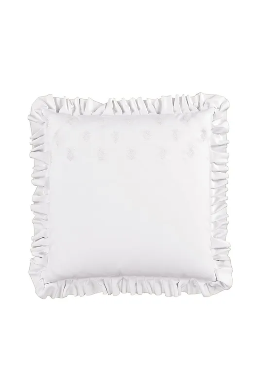 Sanderson 'Pinery' Cotton Square Pillowcase Pair in White White