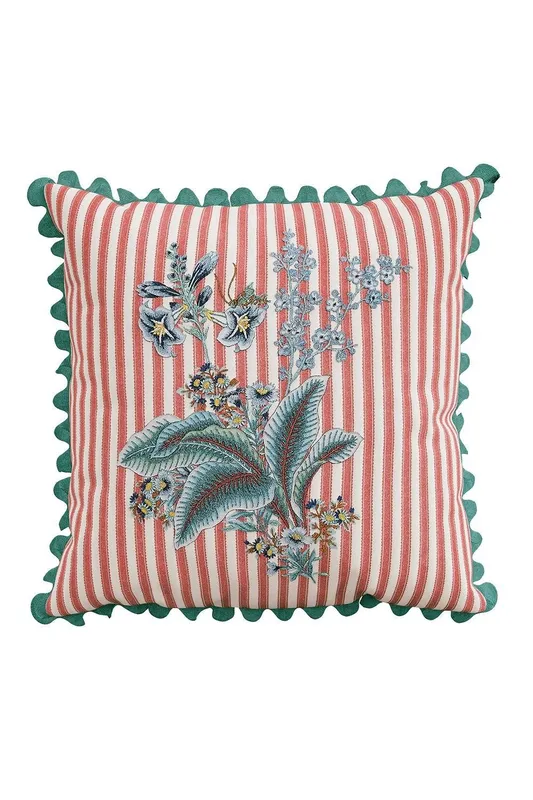 Sanderson 'Rubus' Cotton Cushion in Red Size: 45 cm x 45 cm Red 45 cm x 45 cm