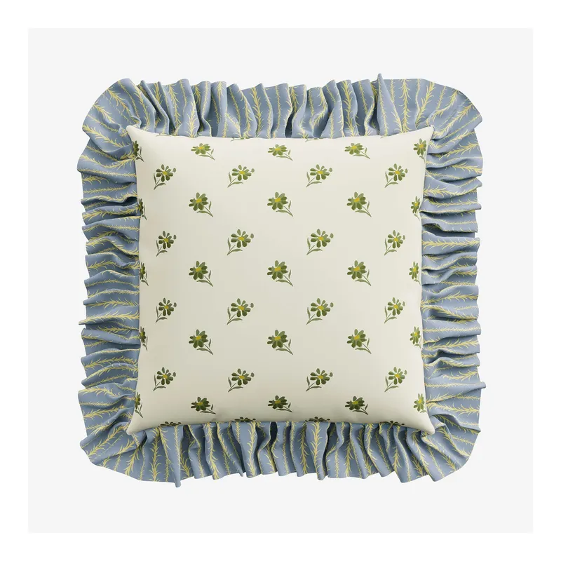 Sanderson 'Tuileries' Cotton Cushion Size: 45cm x 45cm - Multicolor